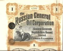 The Russian General Oil Corporation – Rafinerie i Kopalnie w Baku Alfred Nobel 1913