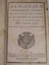 Almanach astronomiczny i historyczny miasta Lyonu - Superekslibris 1775