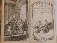 Francoise Grafingny Pozłacana sztuka teatralna - ryciny Paryż 1751
