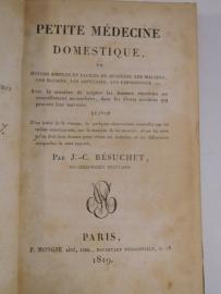 Besuchet Medycyna domowa Paryż 1819