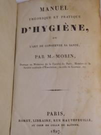 Morin Medycyna i higiena domowa receptury i składniki Paryż 1827