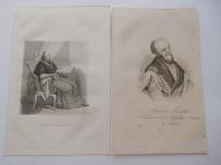 CHODŹKO Leonard, Ignacy Krasicki i Stanisław Pszonka 2 ryciny 1836-42
