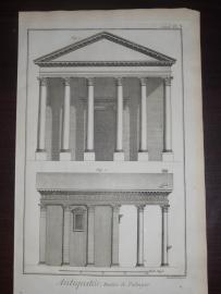 ENCYCLOPEDIE DIDEROT, Suite du Recueil de Planches (…). ANTIQUITES. RUINES DE PALMYRE. Ruiny Palmyry - ISIS 4 PL. 1777