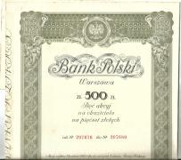 Bank Polski Warszawa 500 zł 1934